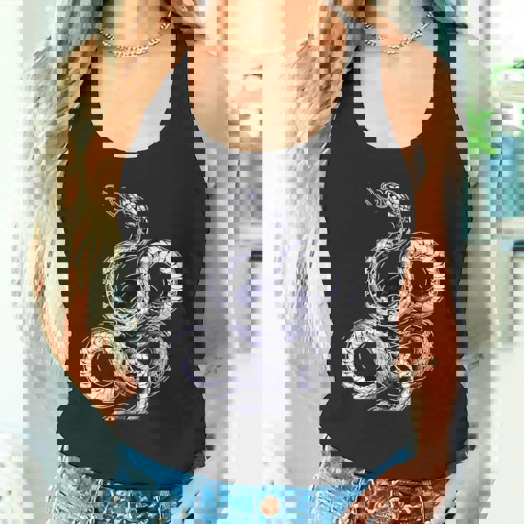 蛇蛇スリザリングブラックワーク タンクトップ