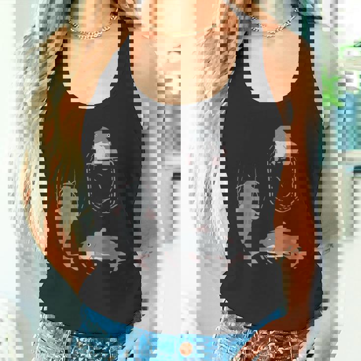 袋に入った魚 ナマズ タンクトップ