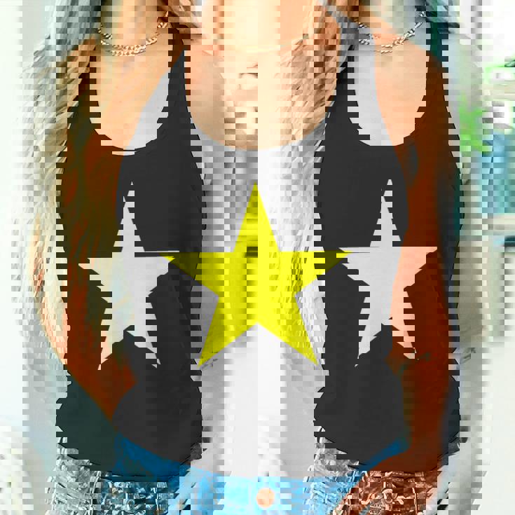 複数の色にイエロースター。 タンクトップ