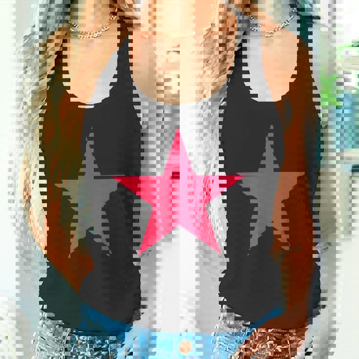 複数の色の風船ガムピンクの星 タンクトップ