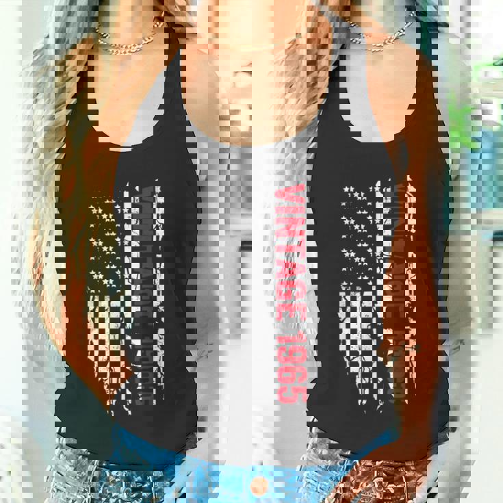 誕生日のためのアメリカ国旗誕生年 1965 タンクトップ