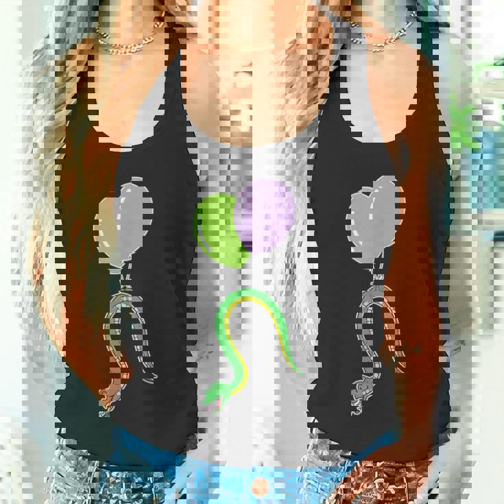 誕生日バルーン付き蛇 タンクトップ