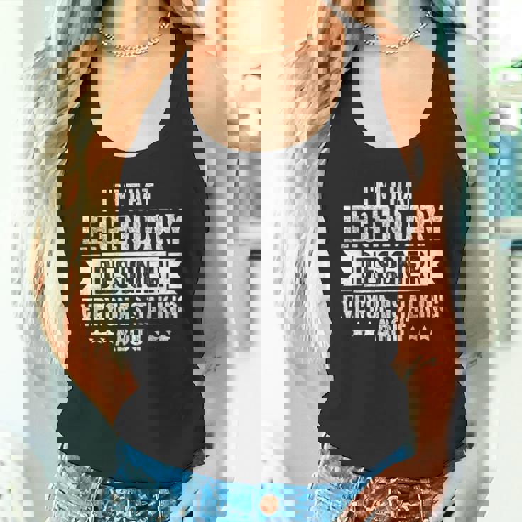 誰もが語る伝説のデザイナーだ タンクトップ