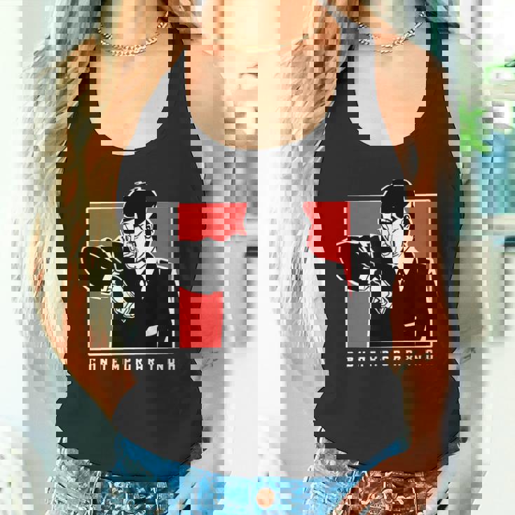 路上の能劇 伝統・現代美術 タンクトップ