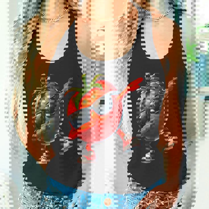 軽くたたくトマト ダンシング 軽くたたくトマト フルーツ タンクトップ