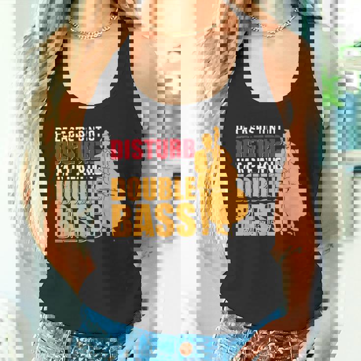 邪魔しないでください私はコントラバス奏者です タンクトップ