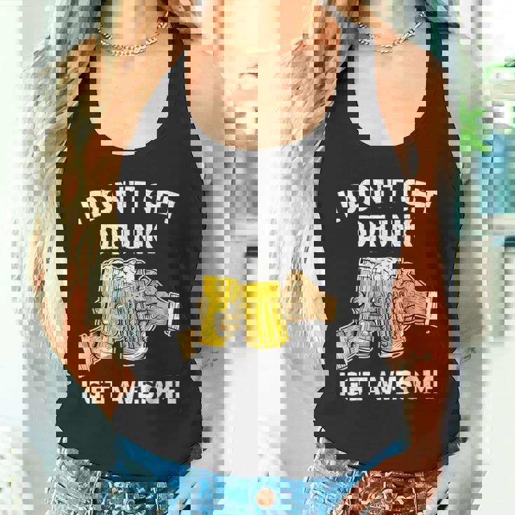 酔わないで最高になる-面白いアルコール タンクトップ