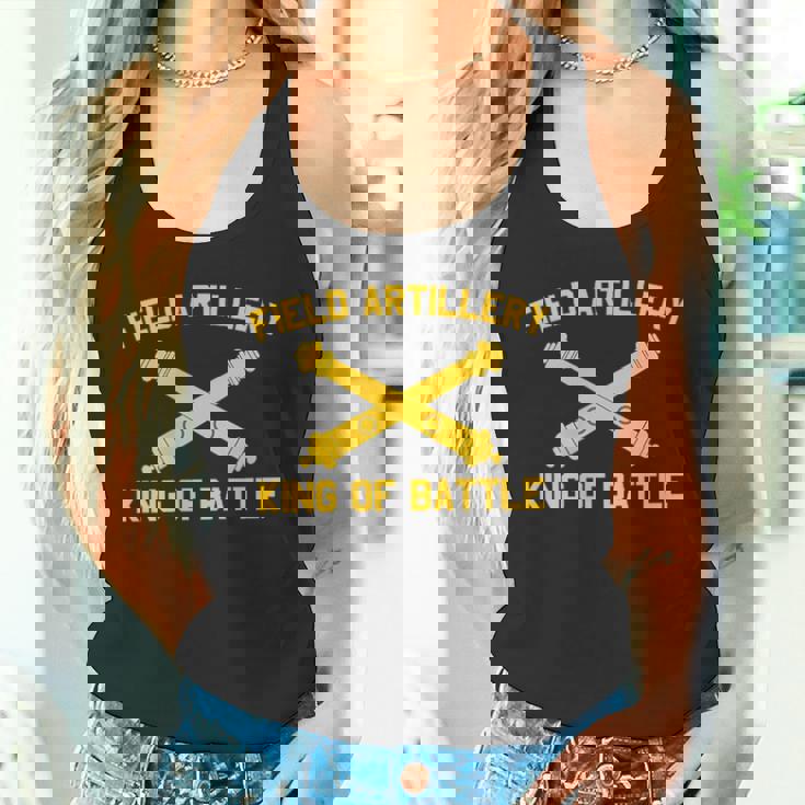 野戦砲 キングオブバトルブランチ記章 砲兵 タンクトップ