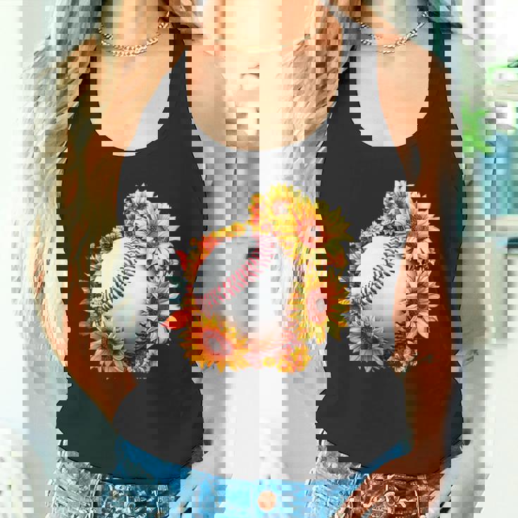 野球 面白いtシャツ ベースボール おもしろ ひまわり 花柄 服 ネタ メンズ 野球部 おもしろグッズ 子供 タンクトップ