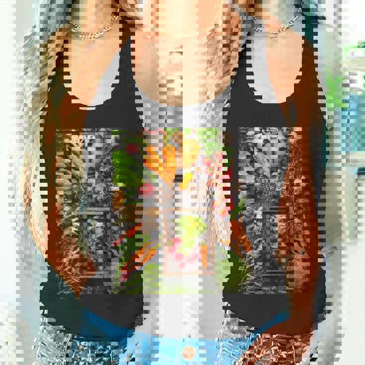 野菜農場フレッシュオーガニック野菜 タンクトップ