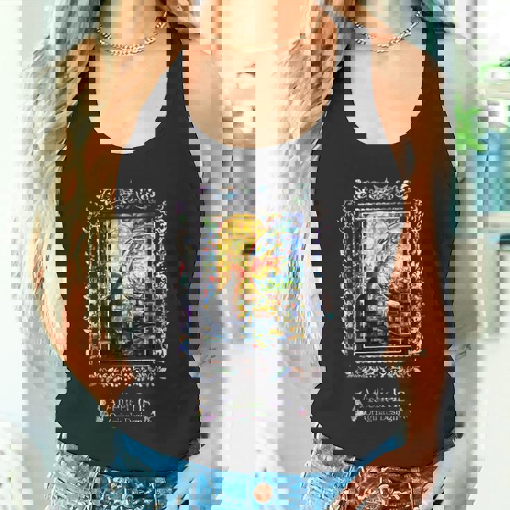 金魚さんとチュッ 猫 金魚 タンクトップ