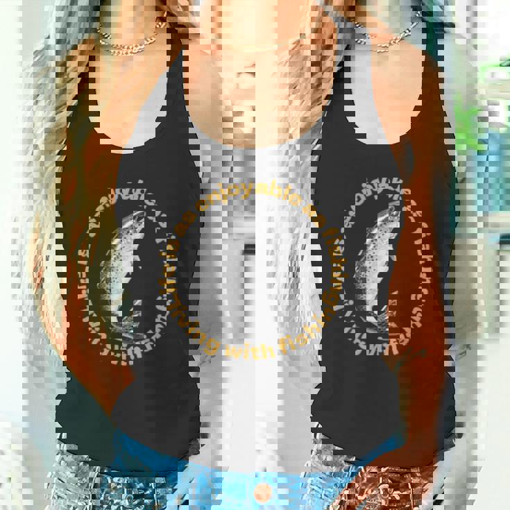 釣りを愛する人全てに北海道とかちの釣りを楽しんで欲しい タンクトップ