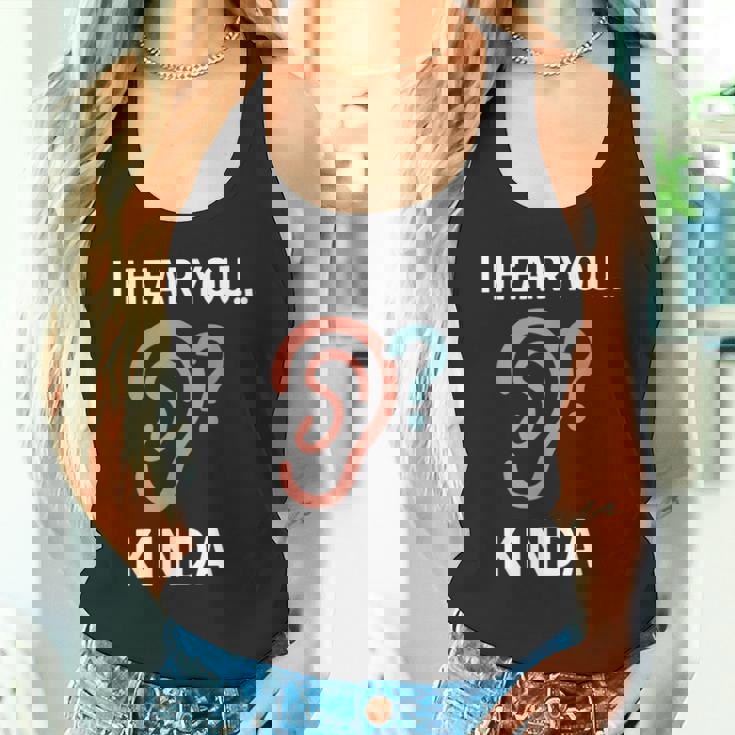 難聴啓発聴覚障害者文化asl学生cochlear タンクトップ