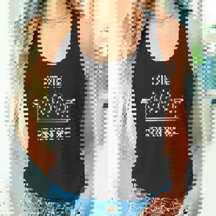 電子エンジニアの教師のための面白くて無駄な抵抗。 タンクトップ