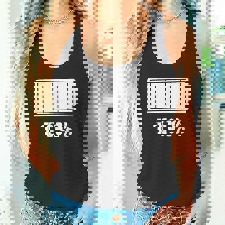 電池【100】バッテリー おもしろ 面白い ギャグ ネタ ウケ狙い 笑える ユーモア お笑い 個性的な タンクトップ