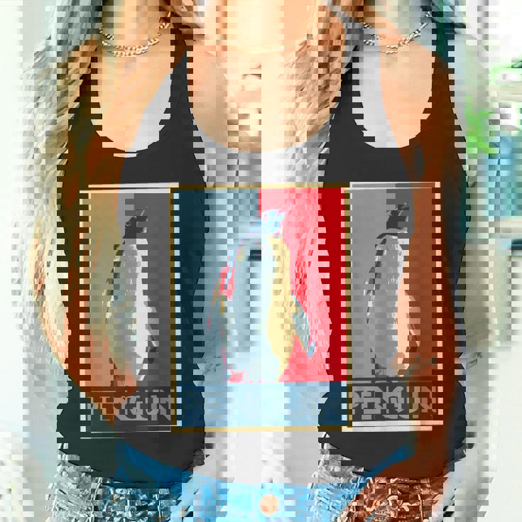 面白tシャツ 海 ペンギン おもしろ かわいい グッズ 服 ネタ メンズ オリジナル 夏 生き物 レトロ タンクトップ