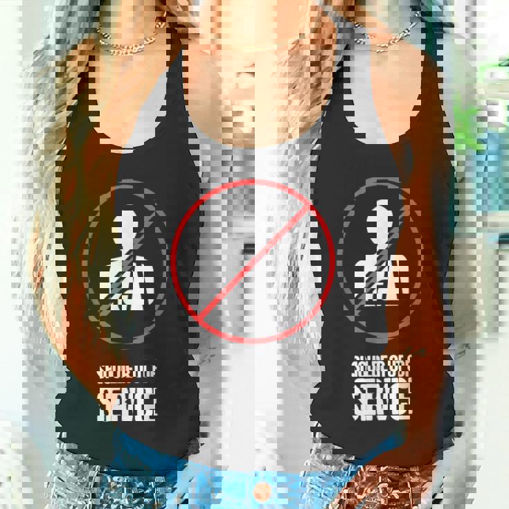 面白い 脱臼 肩 骨折 & 肩折れ タンクトップ