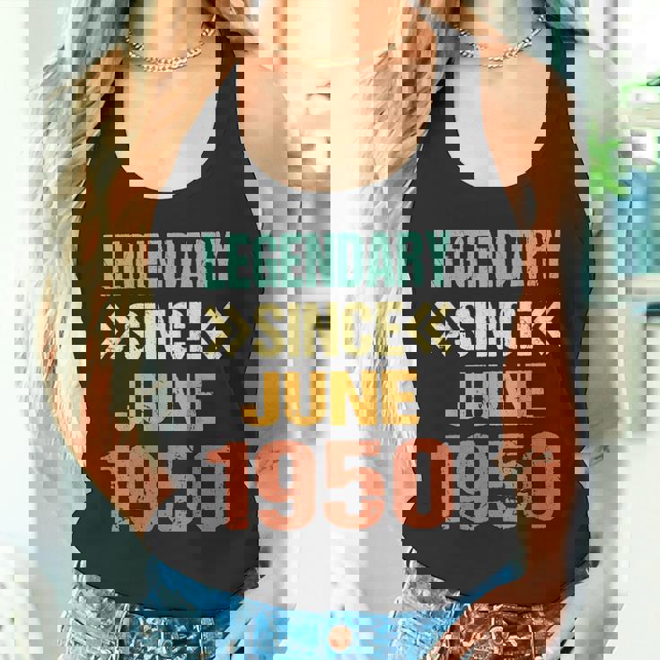 面白い75歳の誕生日 6月生まれの伝説 1950年6月以来 タンクトップ