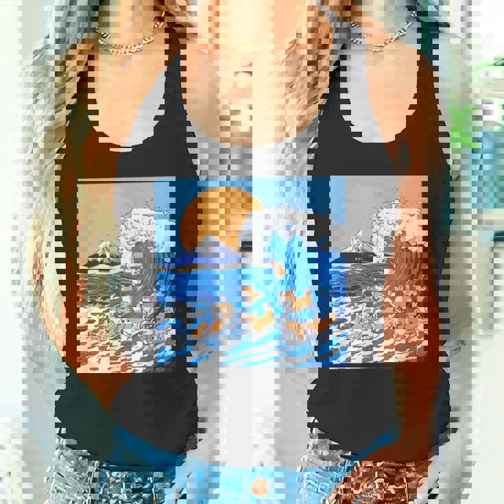 面白いtシャツ コーギー 犬 イヌ わんこ メンズ 犬好き グッズ かわいい おもしろ 面白い 服 ネタ 夏 タンクトップ