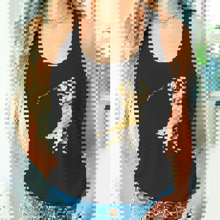 面白いtシャツ ゴールデンレトリバー ゴルフ イヌ メンズ グッズ かわいい おもしろ 面白い 服 ネタ タンクトップ