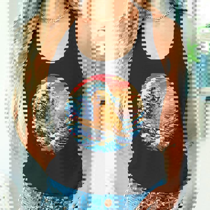 面白いtシャツ ゴールデンレトリバー 犬 イヌ メンズ 犬好き グッズ かわいい おもしろ 面白い 服 ネタ タンクトップ