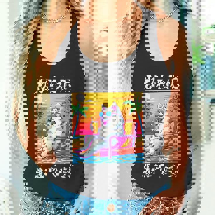 面白いtシャツ サモエド 犬 イヌ わんこ メンズ 犬好き グッズ おもしろ 面白い 服 ネタ わんこ タンクトップ