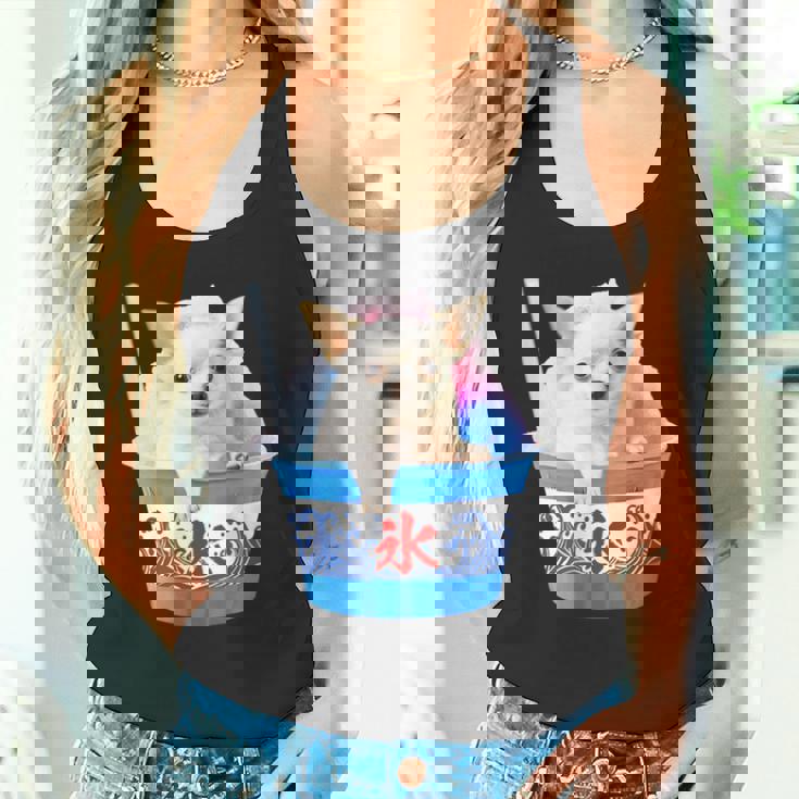 面白いtシャツ チワワ かき氷 イヌ メンズ 犬好き グッズ かわいい おもしろ 面白い 服 ネタ 夏 タンクトップ