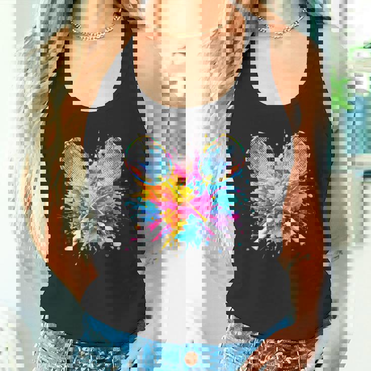 面白いtシャツ バドミントン おもしろ カラフル 服 ネタ メンズ テニス部 おもしろグッズ 大人 子供 タンクトップ