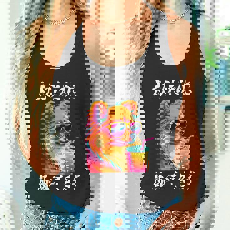 面白いtシャツ ポメラニアン イヌ わんこ メンズ 犬好き グッズ おもしろ 面白い 服 ネタ わんこ タンクトップ