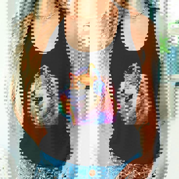 面白いtシャツ 柴犬 ゲーム 音楽 イヌ わんこ メンズ 犬好き グッズ おもしろ 面白い 服 ネタ タンクトップ