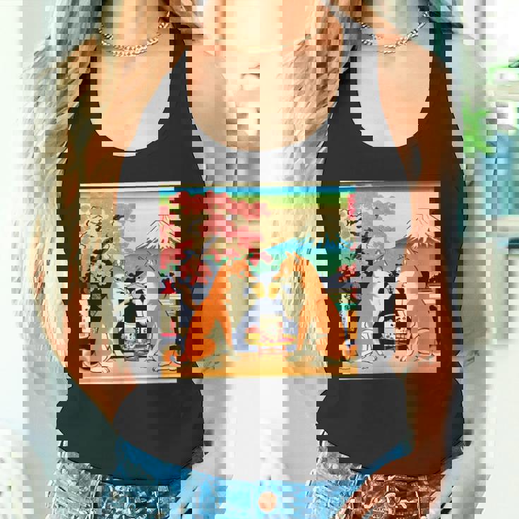 面白いtシャツ 柴犬 酒イヌ わんこ メンズ 犬好き グッズ かわいい おもしろ 面白い 服 ネタ 浮世絵 タンクトップ