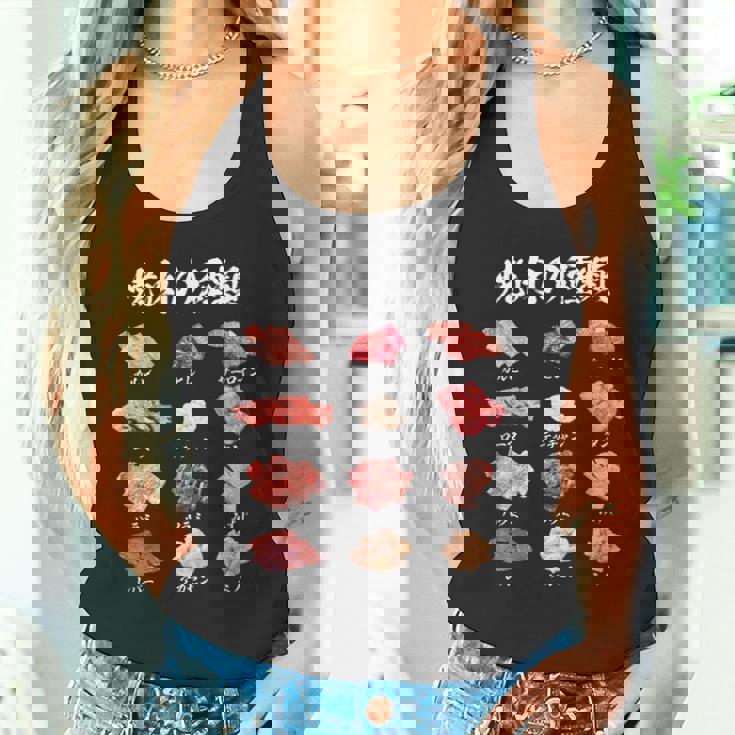 面白いtシャツ 焼肉 肉 種類 文字入り メンズ おもしろ 面白い 服 おもしろグッズ 文字tシャツ ネタ バーベキュー タンクトップ