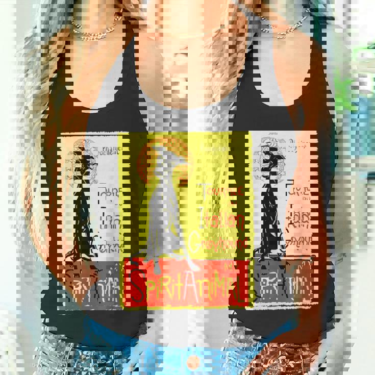 面白いイタリアングレイハウンド ドッグアート イタリアングレイハウンド ギフト タンクトップ