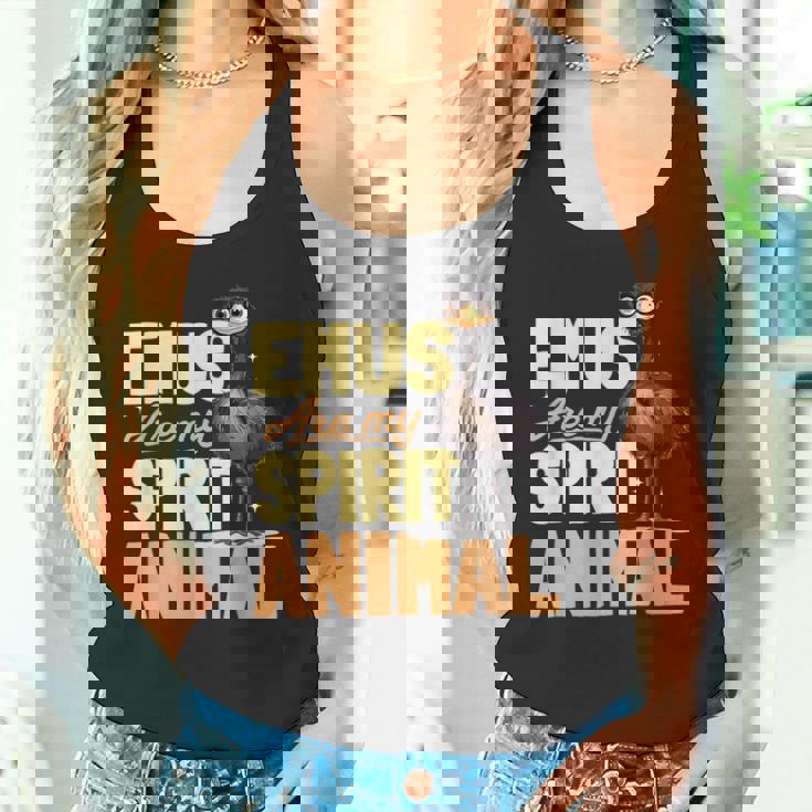 面白いエミューアニマルemus Are Mypiritアニマル。 タンクトップ