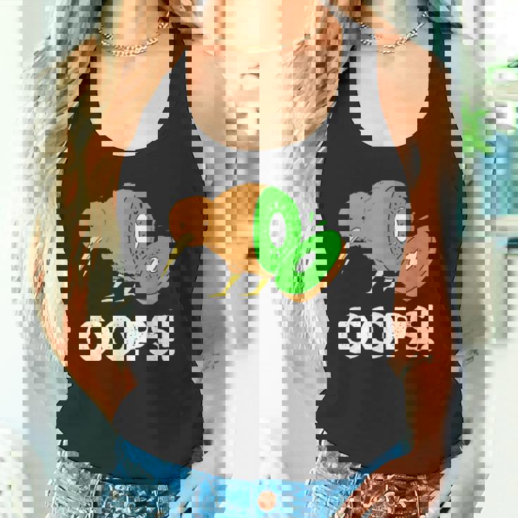 面白いキウイフルーツ キウイ鳥 タンクトップ