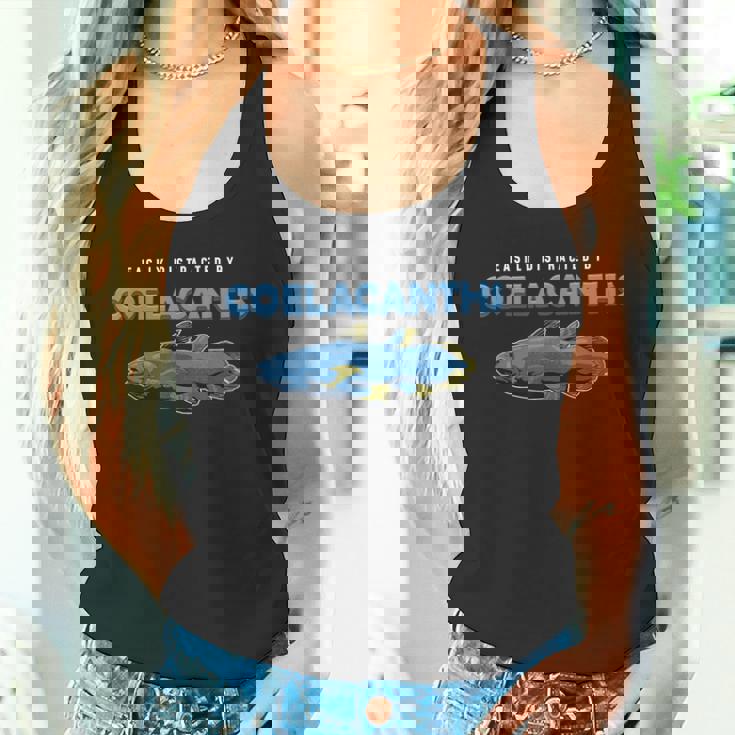 面白いシーラカンスス 魚愛好家 古典学者 タンクトップ