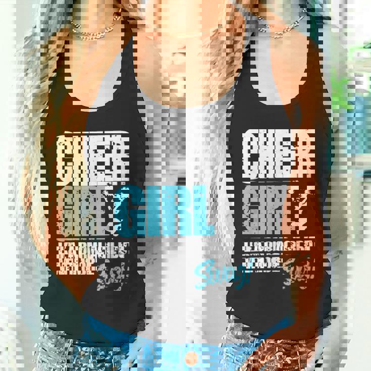 面白いチアリーダーシャツ かわいいチアリーディングガールギフト タンクトップ