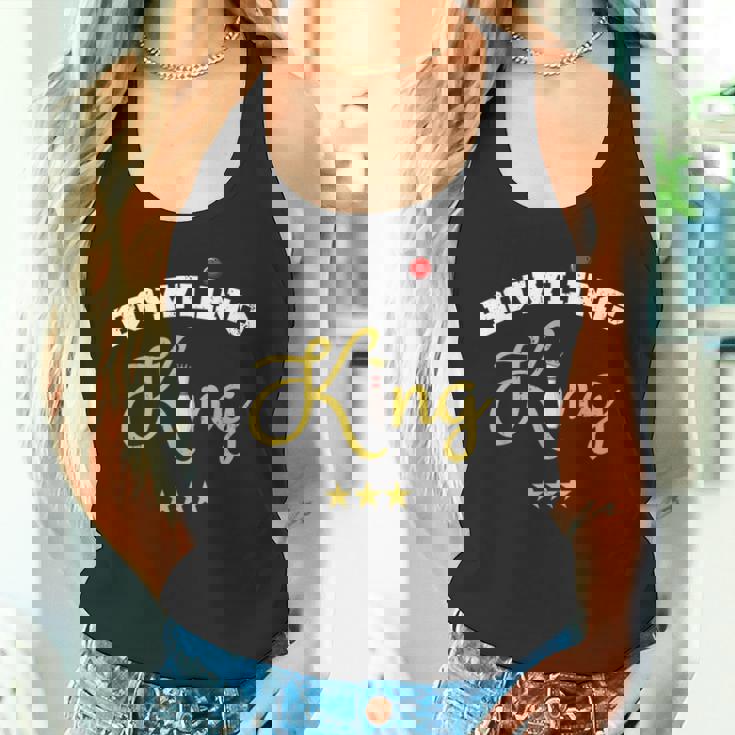 面白いボウラー ボーリング キングピン キングピン ボーリング チームギフト タンクトップ