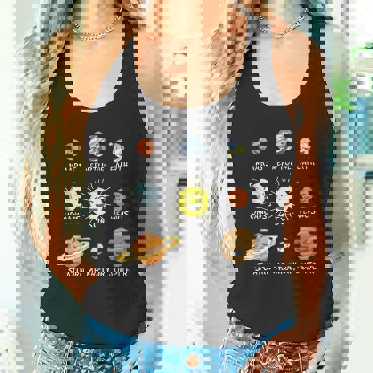 面白い太陽系-プラネット・スウィート・チルドレン物理学者 タンクトップ