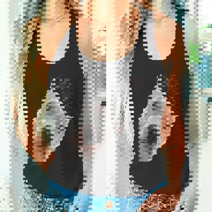 面白い好奇心旺盛な犬ドゴアルヘンティーノ タンクトップ