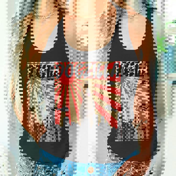 面白い犬 ボルゾイ タンクトップ