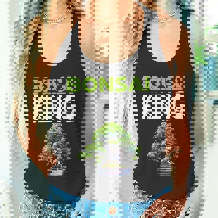 面白い盆栽愛好家 盆栽王 タンクトップ