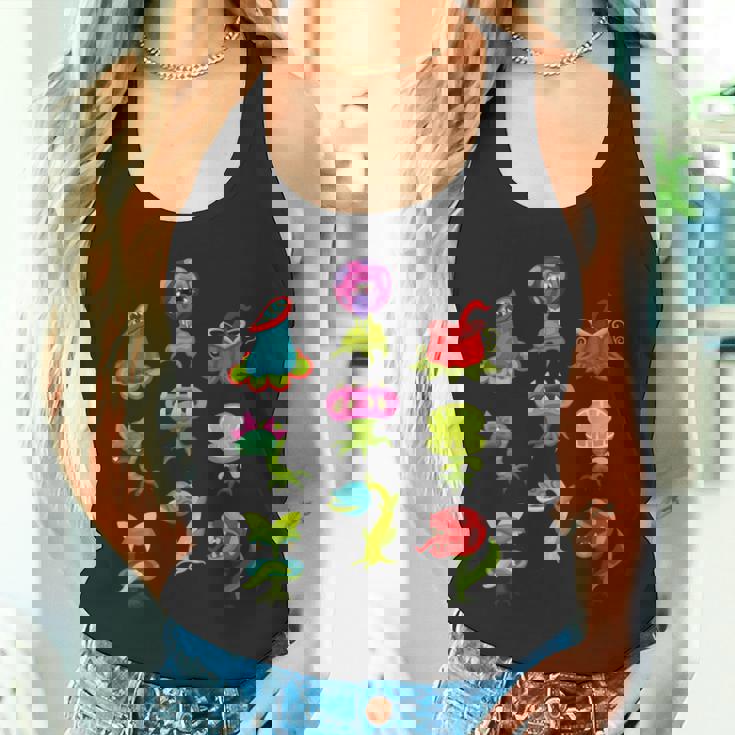 食虫植物 恋人 キッズ サラセニア ヴィーナス ハエトラップ タンクトップ