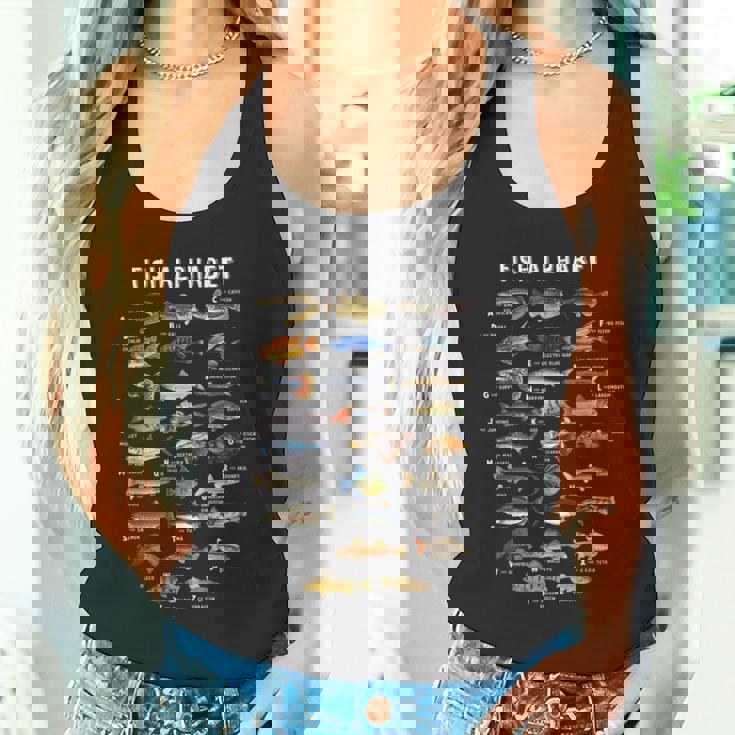 魚 アルファベット 教育 淡水 種 釣り タンクトップ