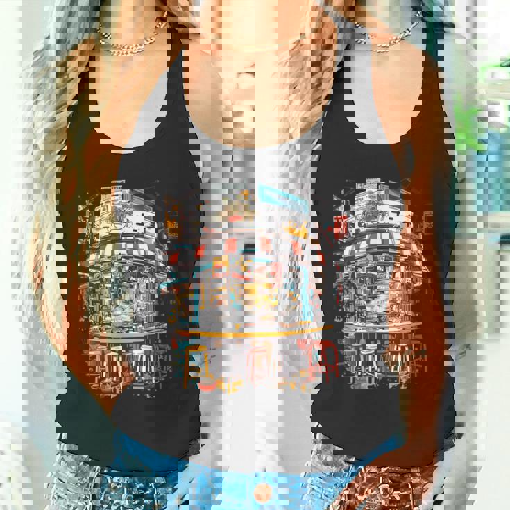 鮮やかな東京ラーメン屋 日本食好き カワイイオタク タンクトップ