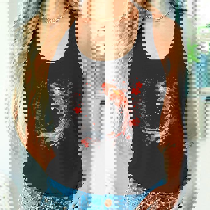 鯉 錦鯉 平和 親切 縁起 タンクトップ