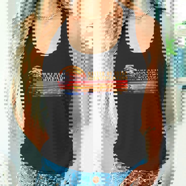 鳥類識別の達人 レトロ・バードウォッチング タンクトップ