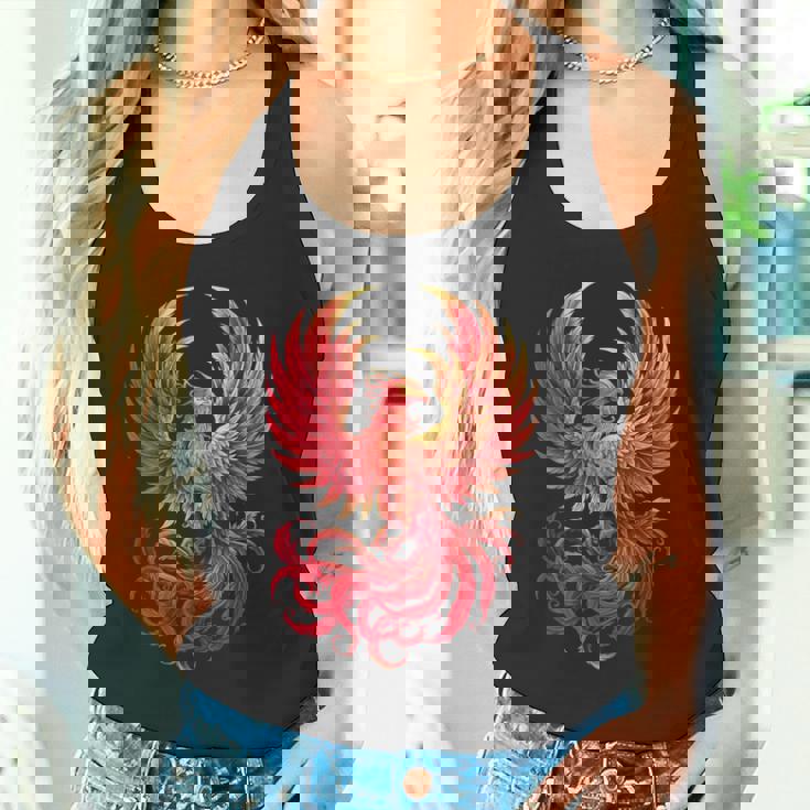 鳳凰 神話 鳥 ライズ 若返り 火の鳥 タンクトップ
