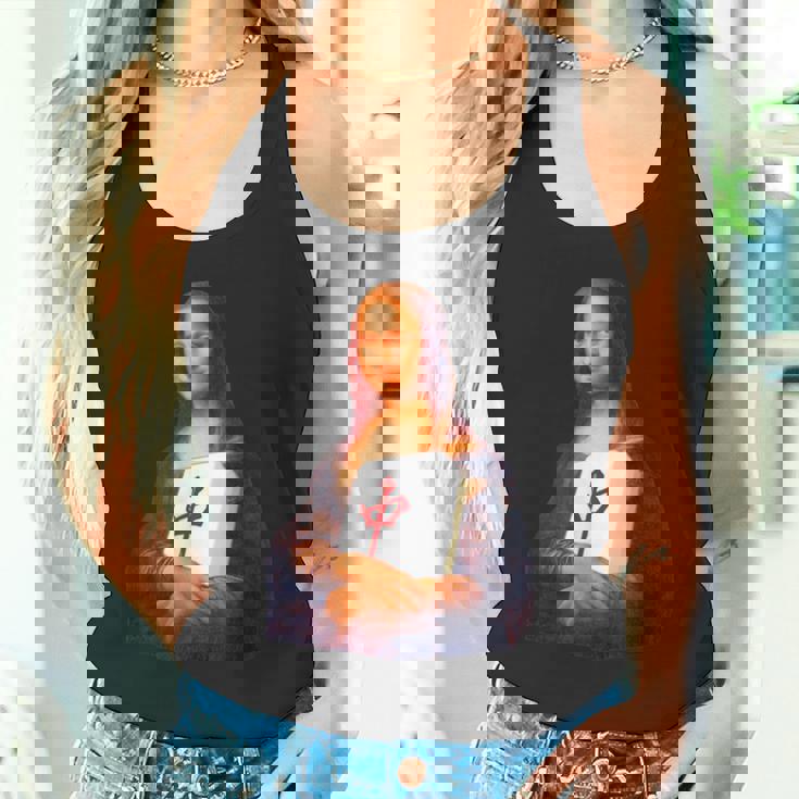 麻雀 牌 面白いtシャツ おもしろ モナリザ グッズ 服 面白い ネタ メンズ 中 タンクトップ