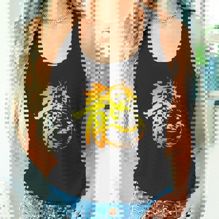 龍 漢字年 龍十二支 パワーストレング タンクトップ